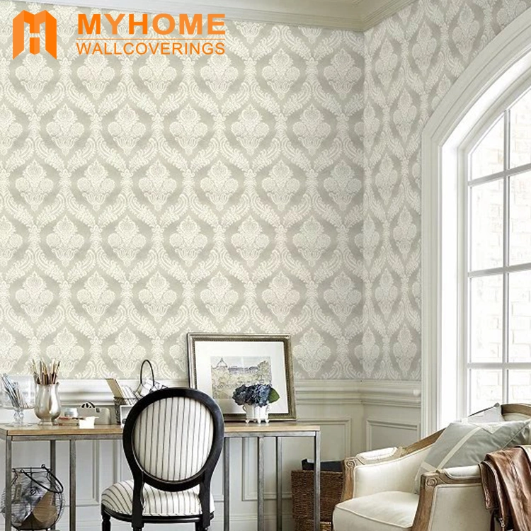 Natural Floral Scenery Design Non-Woven Back Pure Paper Wall Paper Wallpaper Price