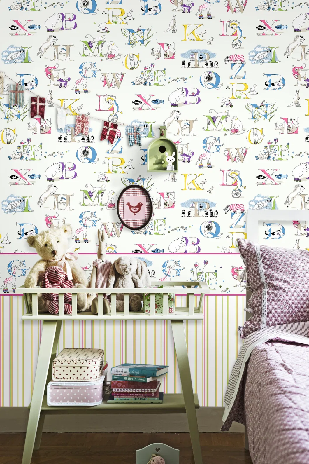 Pure Paper Kids Design Wallpaper for Children Room