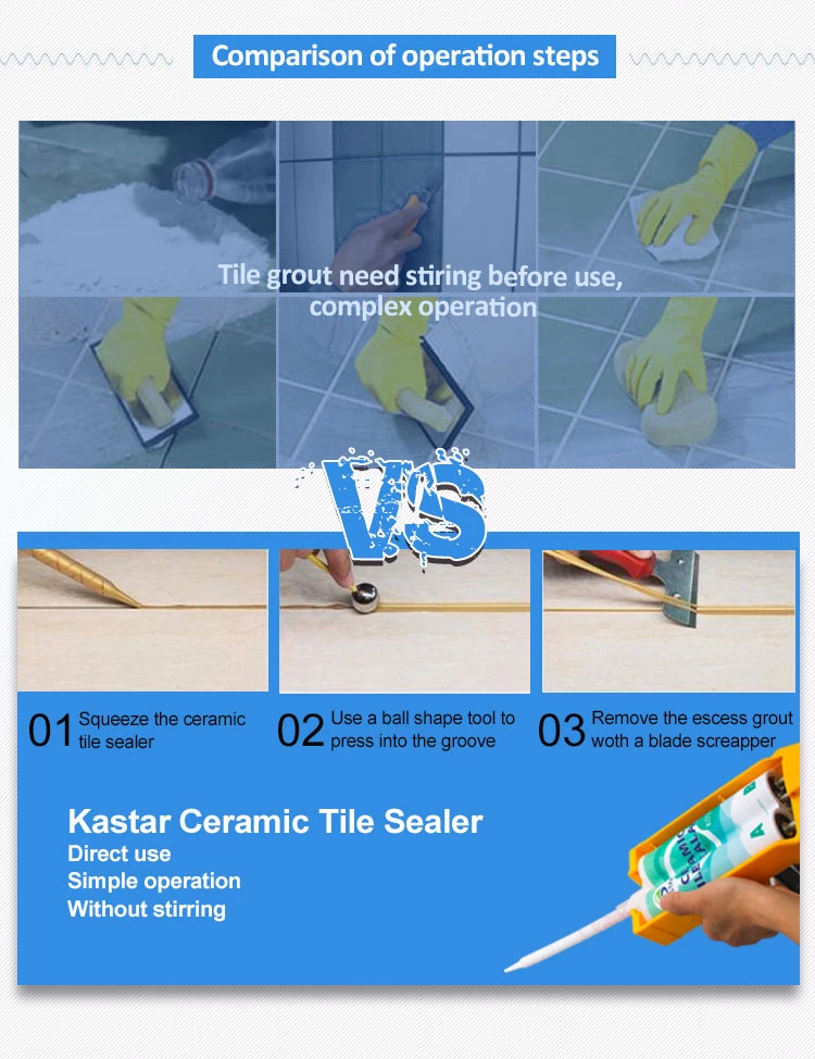 Eco-Friendly and Mould Resistance Waterproof Epoxy Tile Adhesive Ceramic Sealer